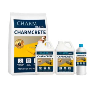 CHARMCRETE - Sistema autonivelante de poliuretano cemento para pisos industriales Datos Técnicos Espesor recomendado: 2 – ...