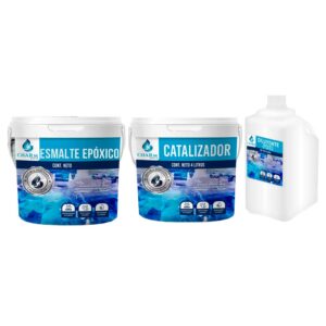 JUEGO DE PINTURA EPÓXICA 100% SÓLIDOS - Revestimiento epóxico bicomponente 100% sólidos (sin solventes) Datos Técnicos Con...